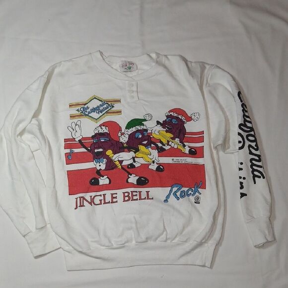 Vintage 80s The California Raisins Sweater - Picture 1 of 10
